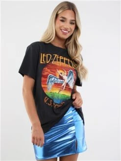 Amplified Charcoal Led Zeppelin Us Tour 1975