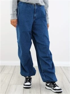 Only Blue / Dark Blue Denim Clara Parachute Pant