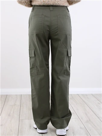 Jjxx Green / Dusty Olive Kendal Cargo Trousers 4 Jjxx Green / Dusty Olive Kendal Cargo Trousers - Image 4