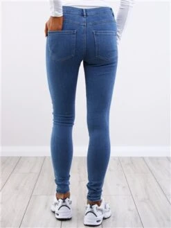 Only Blue / Medium Blue Denim Rain Reg Skinny Fit Jeans -Deals The Lush Dresses Store 29439 3