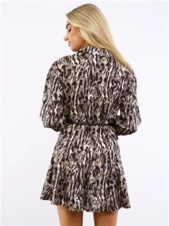 Saint Genies Leopard Print Shirt Dress -Deals The Lush Dresses Store 29542 3
